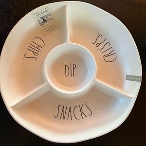 Rae Dunn Chip & Dip Platter